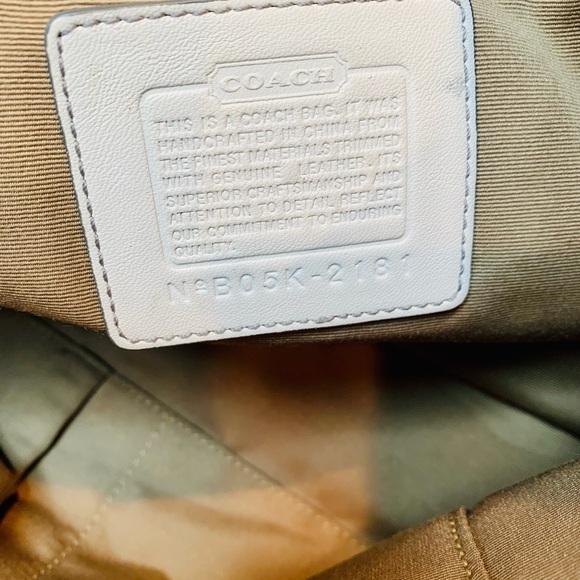 Vintage Coach Silver Tie Dye Slim Tote - Picture 8 of 9